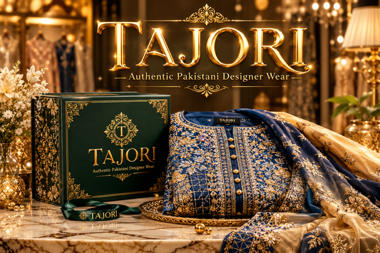 Tajori authentic Pakistani designer wear luxury collection
