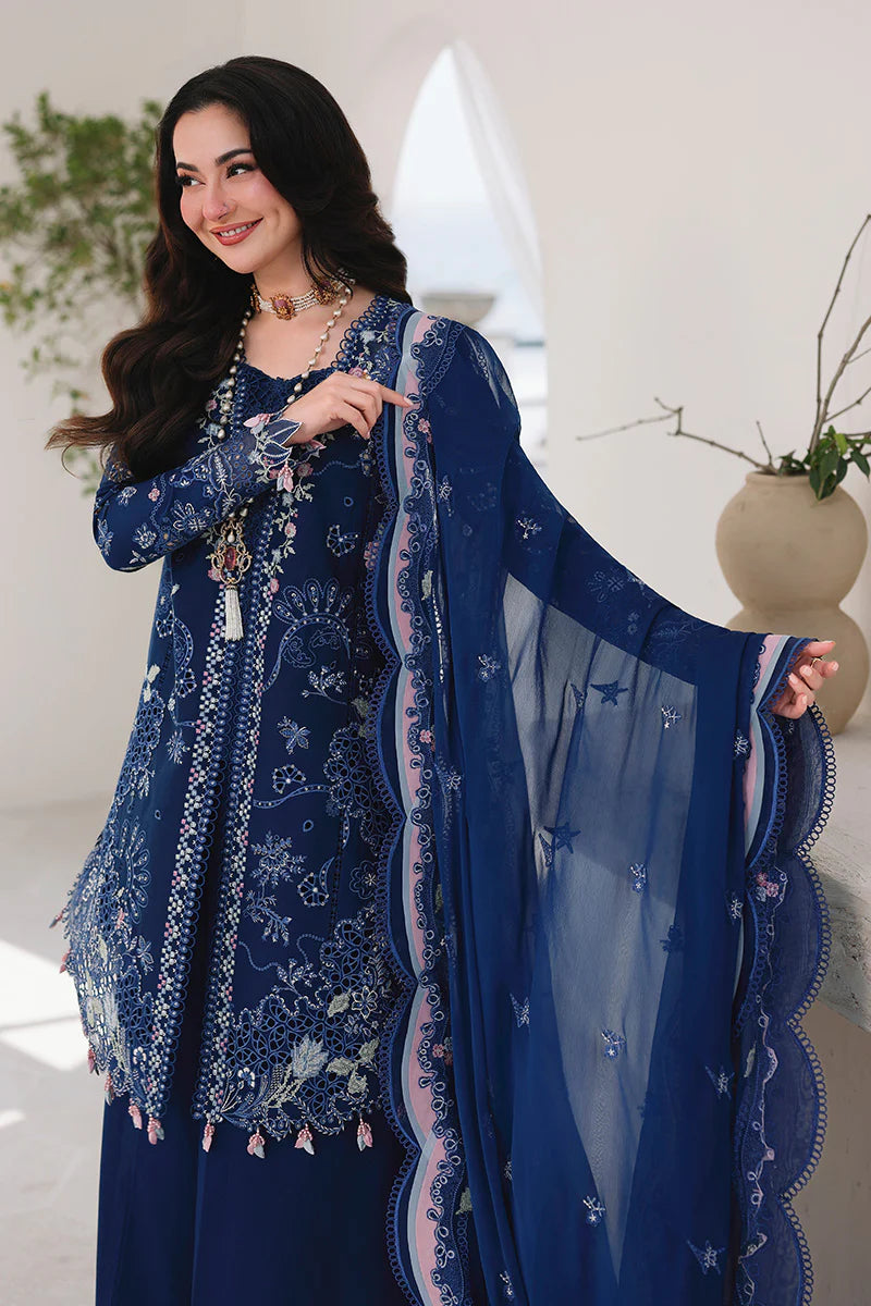 Qalmakar Premium Lawn Suit with Chiffon Dupatta - Hania Aamir Collection Tajori