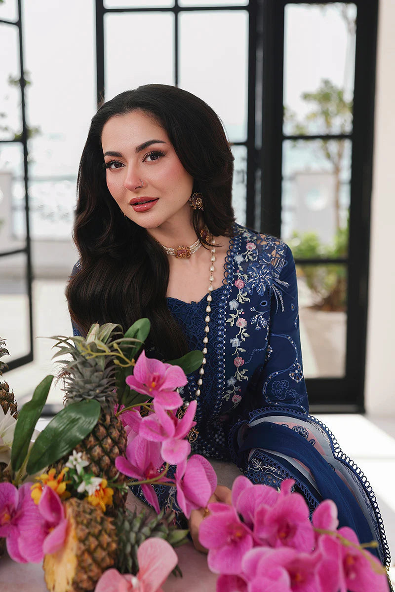 Hania Aamir in Qalmakar Chikankari Lawn Suit - Premium Eid Collection Tajori