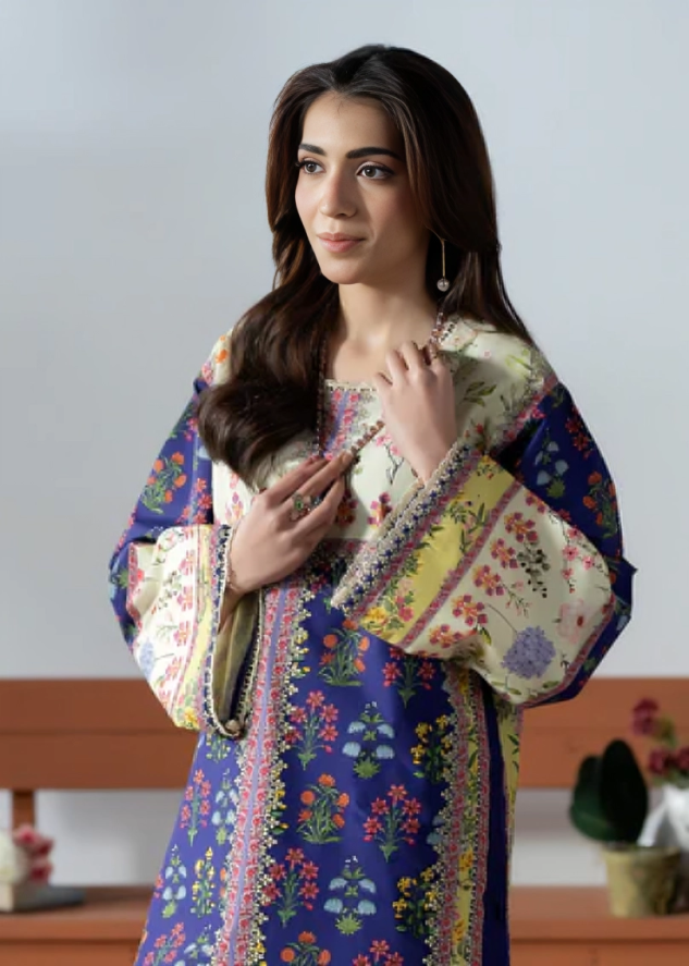 Meerak Pret 2-piece printed co-ord set for women, trendy Pakistani pret wear available for pre-order at Tajori