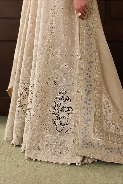 UNSTITCHED EID LAWN Embroidered Lawn EL26-D03 Fabric Suit