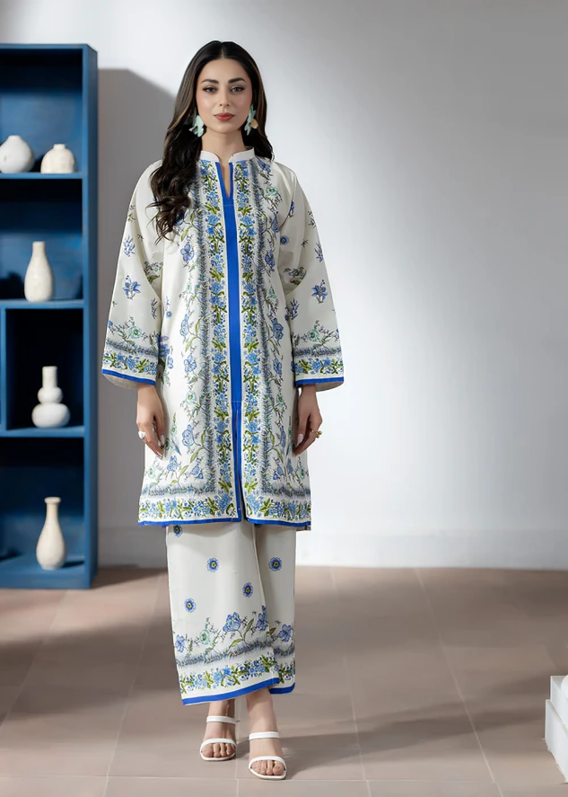 Meerak Pret 2-piece printed co-ord set for women, trendy Pakistani pret wear available for pre-order at Tajori