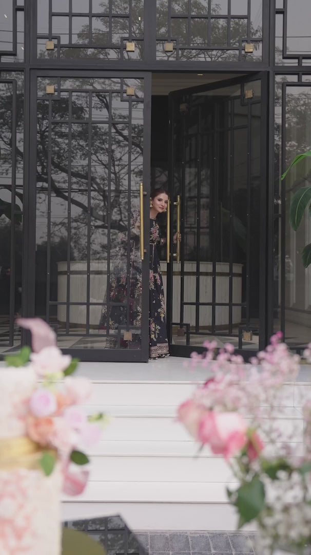 So Kamal Eid premium black floral lawn 3-piece unstitched 2026 collection showcase video