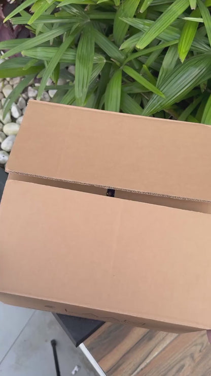 Haseens Official Heera cobalt blue unboxing video, showcasing intricate embroidery and stitched components